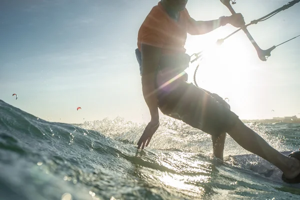 Kitesurf freestyle man — Stock Photo, Image