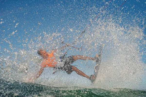 Kitesurf freestyle man — Stock Photo, Image