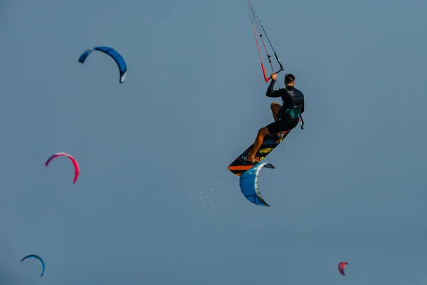 Kitesurf Las Olas Del Mar Del Sur China Vietnam Kitesurf — Foto de Stock