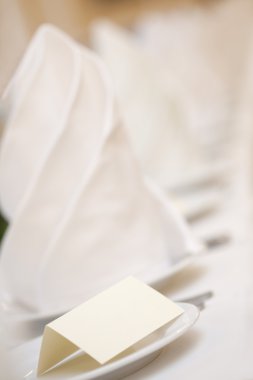 boş düğün placecard 