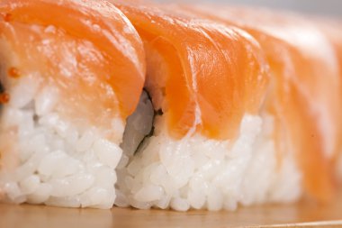 lezzetli somon nigiris