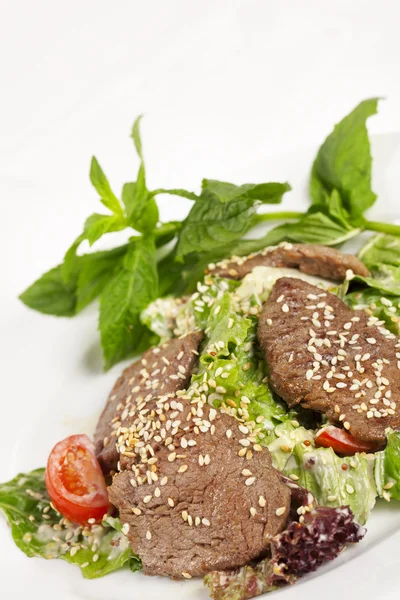 Sesame Beef  with Vegetables — Stock Photo, Image