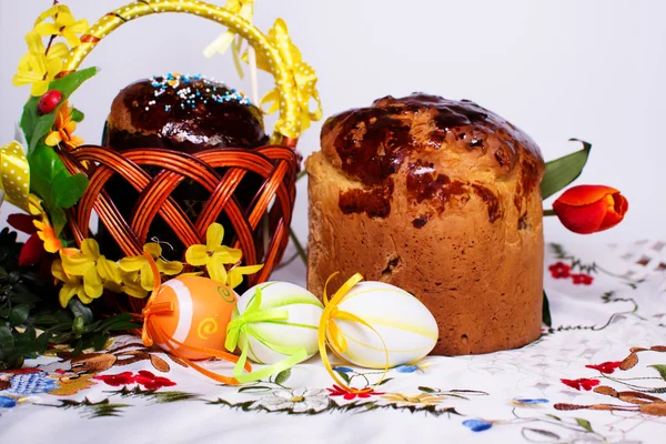 Easter basket — Stockfoto