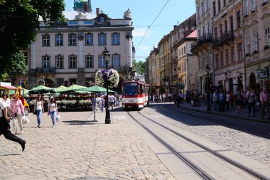 Lviv - 12.062015: Lviv - the historic center of Ukraine, a city 