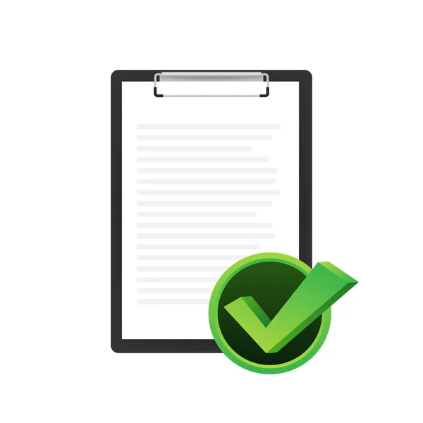 Clipboard Checklist Icon Clipboard Checklist Icon Web Vector Illustration — Stock Vector