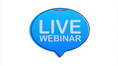 Canlı giyim etiketi. Beyaz arkaplanda düz resimleme.