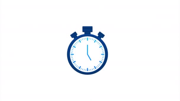 24-Stunden-Service-Konzept. 24-7 geöffnet. Unterstützen Sie Service-Symbol. Aktienillustration. — Stockvideo