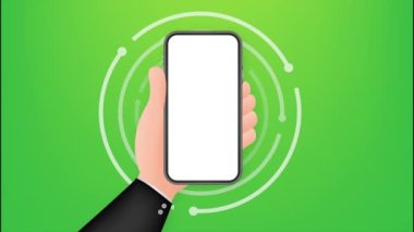 İşaretli akıllı telefon ya da baloncukta kene uyarısı. Onaylanmış bir seçim. İşaretleri kabul et ya da onayla.