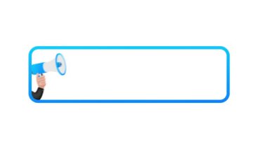 El ele tutuşan megafon. İfadeler. Hareket grafikleri.