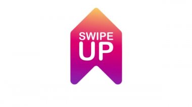 Hikaye tasarımı için beyaz arkaplanda izole edilmiş simgeyi aç. Hareket grafikleri.