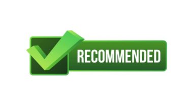 Simge öner. Beyaz arka planda yeşil etiket öneriliyor. Hareket grafikleri.