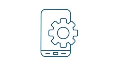 Sistem yazılım güncellemesi, veri güncellemesi veya ekrandaki ilerleme çubuğuyla senkronize et. Hareket grafikleri.