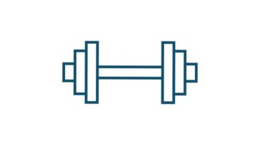 Web tasarımı için düz spor simgesi. Futbol topu. Web simgesi seti. Fitness sporu. Hareket grafikleri.