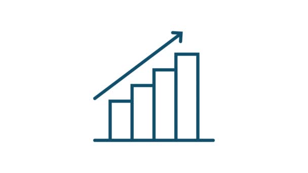 Icono de oficina. Conjunto de iconos web. Oficina, gran diseño para cualquier propósito. ilustración de stock. — Vídeo de stock