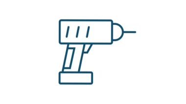 Özet web simgeleri ayarlandı. İnşaat ve ev onarım aletleri, bina. İş güvenliği. Hareket grafikleri.