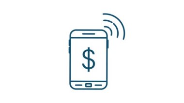 Para, finans, ödemeler. Ana hatlı web simgesini ayarla. Hareket grafikleri.