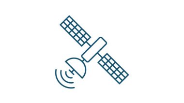 Beyaz arka planda teknoloji simgesi. Bilgi teknolojisi. Dijital iletişim. Aygıt simgesi. Genel ağ bağlantısı. hisse illüstrasyonu.