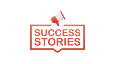 Rozet, megafonlu pankart, başarı öyküleri. Hareket grafikleri.