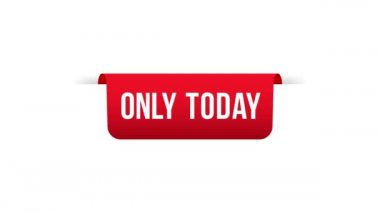 Sadece bugün Red Label Simge Tasarımı. Hareket grafikleri.