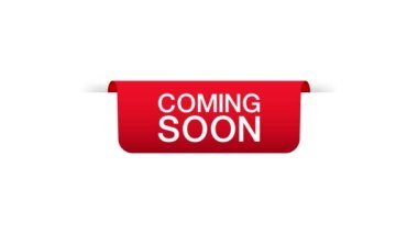 Kırmızı kurdele yakında geliyor. Promosyon afişi yakında geliyor. Hareket grafikleri.