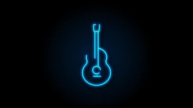Düz stil müzik ikonu. Müzik, ses, plak ikonu. Hareket grafikleri.