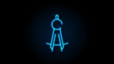 Mobil uygulama tasarımı için simge eğitimini ayarla. Çevrimiçi rota simgesi ayarlandı. Çevrimiçi eğitim, eğitim. Hareket grafikleri.