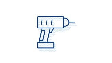 Özet web simgeleri ayarlandı. İnşaat ve ev onarım aletleri, bina. İş güvenliği. Hareket grafikleri.