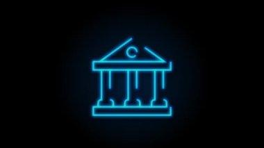 Para, finans, ödemeler. Ana hatlı web simgesini ayarla. Hareket grafikleri.