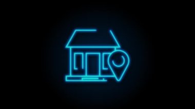 Beyaz arka planda teknoloji simgesi. Bilgi teknolojisi. Dijital iletişim. Aygıt simgesi. Genel ağ bağlantısı. Hareket grafikleri.