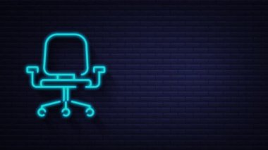 Ofis ikonu. Web simgesi seti. Ofis, her amaçla harika tasarım. Hareket grafikleri.