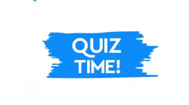 Fırça ve boya ile pankart - Sınav Zamanı Hareketi grafikleri.