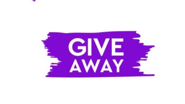 Hediye kutusu simgesi tasarım şablonu. Hediye. Tipografi tasarımı. Posta kutusu. Kazanan bayrak. Hareket grafikleri.