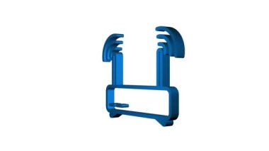 Beyaz arka planda teknoloji simgesi. Bilgi teknolojisi. Dijital iletişim. Aygıt simgesi. Genel ağ bağlantısı. Hareket grafikleri