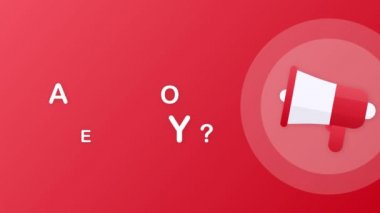 El Tutma Megafonu ile Hazır mısınız Hareket Grafikleri.