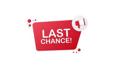 Megafon El, iş konsepti ve son bir şans. Hareket grafikleri.