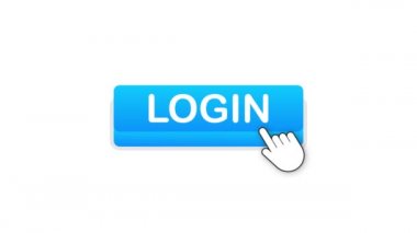 Giriş. Web afişi. Ok, imleç simgesi. Ok simgesi El Tıklama Hareketi grafikleri.