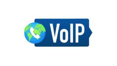 VoIP teknolojisi, IP üzerinden ses. İnternet 'ten sancağa. Hareket grafikleri.