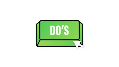 Dos düğmesi. Seçim düğmesi simgesi. Düz, basit baş parmak yukarı sembol minimumu yuvarlak logot ögesi ayarlandı. Hareket grafikleri.