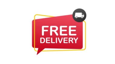 Beleş teslimat. Kamyonetli rozet. Hareket grafikleri.