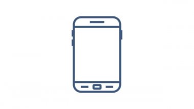 Beyaz arka planda teknoloji simgesi. Bilgi teknolojisi. Dijital iletişim. Aygıt simgesi. Genel ağ bağlantısı. Hareket grafikleri.