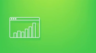 Genel ağ bağlantısı. İş hattı simgesi seti. Pazarlama ağı. Para çizgisi simgesi. Hareket grafikleri.