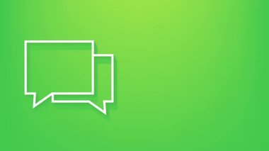 Akıllı telefon ekranında Sohbet Mesajı Bubbles. Sosyal ağ. Mesajlaşma.