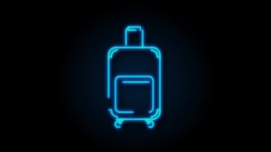 Tekerlekli plastik bavul kullan. Hareket grafikleri.