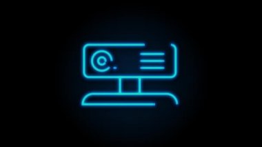 Ofis ikonu. Web simgesi seti. Ofis, her amaçla harika tasarım. Hareket grafikleri.