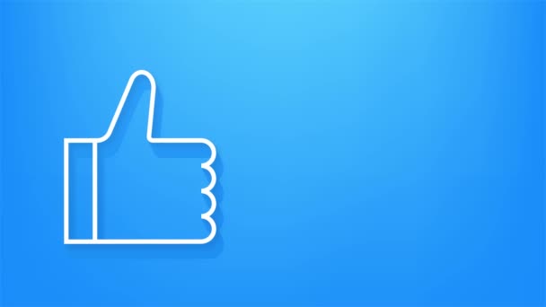 Som, Rekommendera, feedback. Sociala nätverk inlägg. Sociala medier som. Rörlig grafik. — Stockvideo
