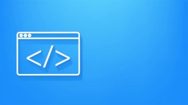 Kaynak simgesini aç. Açık Kaynak sembol tasarımı. Hareket grafikleri.