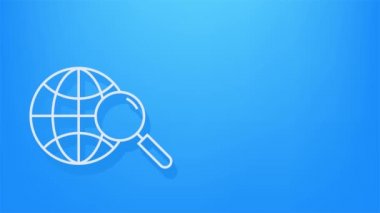 Web simgesi seti. İş için. E- posta simgesi. Görüntülü konuşma. Hareket grafikleri.
