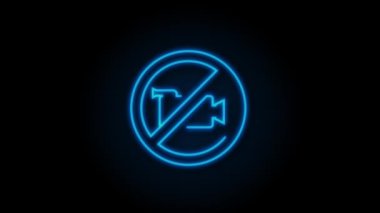 Kayıt yok. Fotoğraf makinesi simgesi. Beyaz arka planda resim. Dur işareti. Hareket grafikleri.