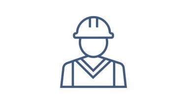 Özet web simgeleri ayarlandı. İnşaat ve ev onarım aletleri, bina. İş güvenliği. Hareket grafikleri.