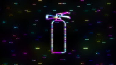 Yangın söndürücü koruması var. Hareket grafikleri.